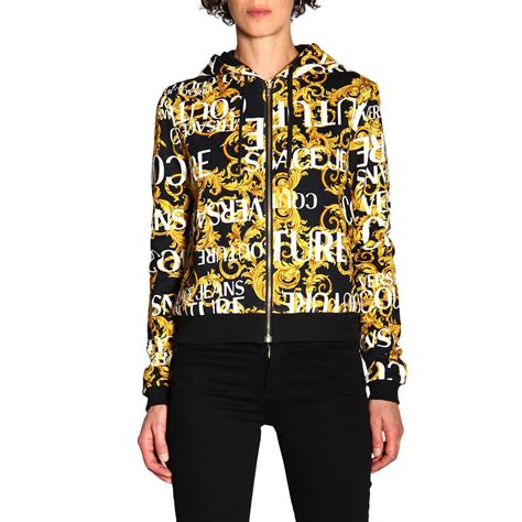 versace sweatshirt women|versace hoodie women.